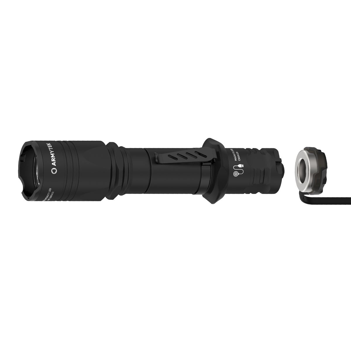 Фонарь Dobermann Pro Magnet USB Black Теплый Свет Armytek