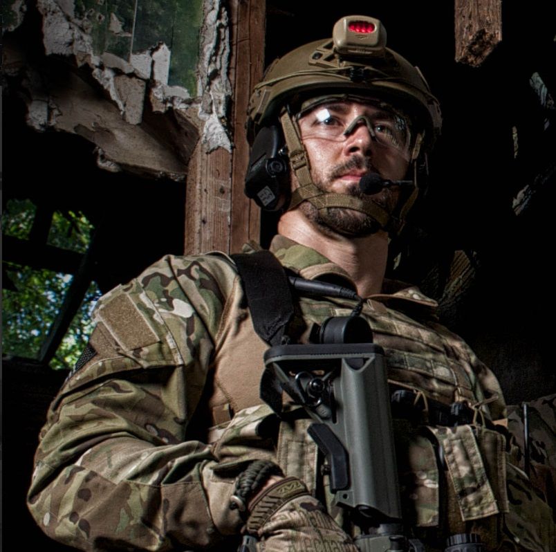 Фонарь QUAD TACTICAL MPLS Olive Princeton tec