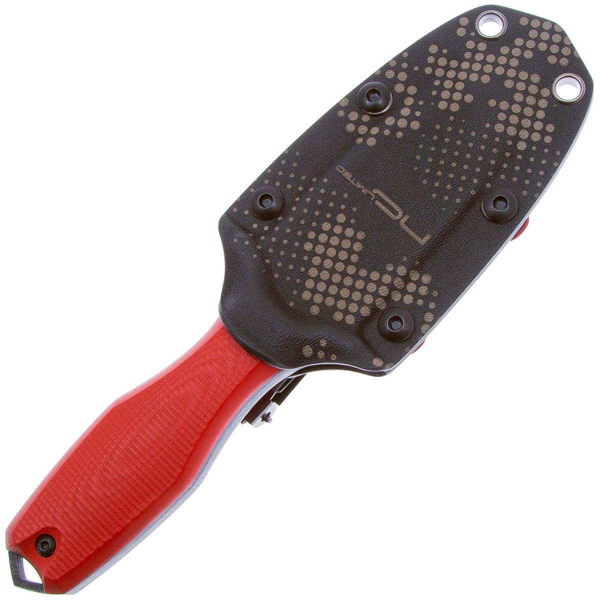 Нож Grave blackwash сталь AUS-10, рукоять Red G10 N.C.Custom