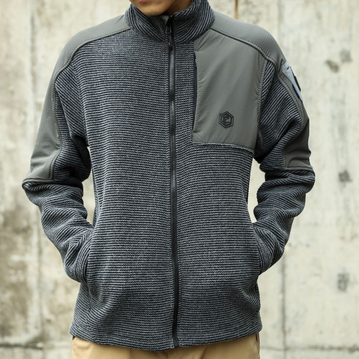 Куртка флисовая "Muntjac" Fleece EMB9593 Emerson blue label