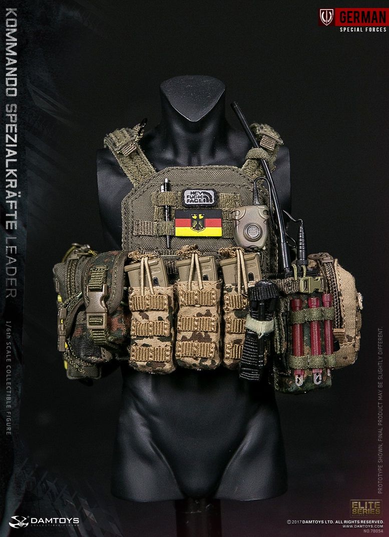 Коллекционная фигурка - 1/6 78054 - KSK (KOMMANDO SPEZIALKRÄFTE) - LEADER Action Figure DAMTOYS