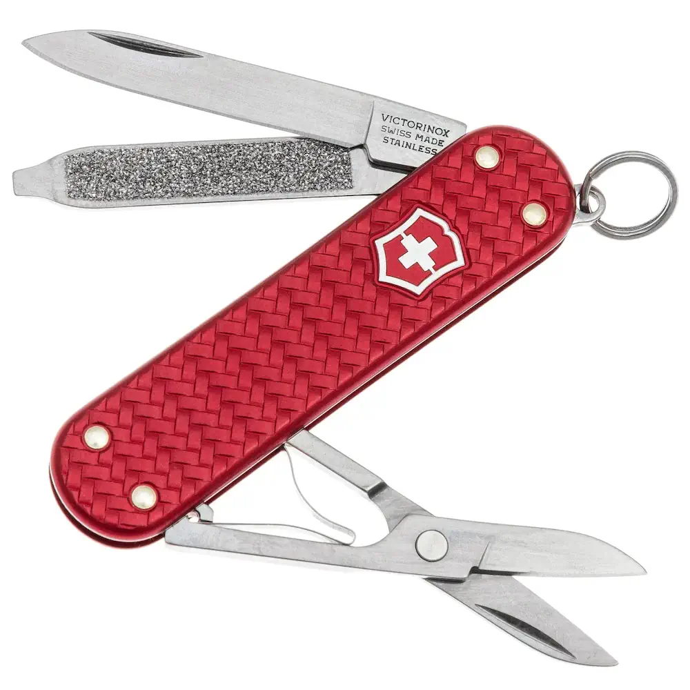 Нож-брелок Classic SD Precious Alox Iconic Red 0.6221.401G VICTORINOX