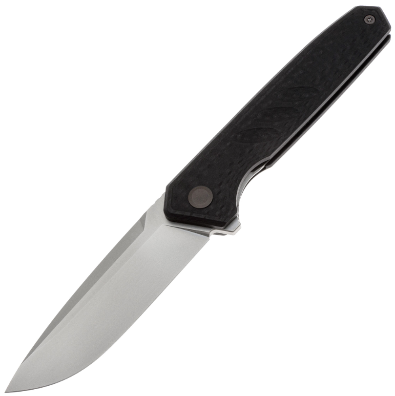 Складной нож Hrebet сталь T10S, рукоять G10/Carbon Fiber TuoTown