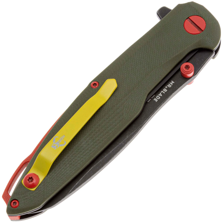 Складной нож Convair Gen.2 Blackwash D2 Olive G10 Mandalorian Mr.Blade