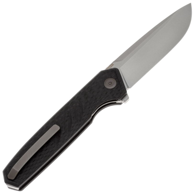 Складной нож Hrebet сталь T10S, рукоять G10/Carbon Fiber TuoTown