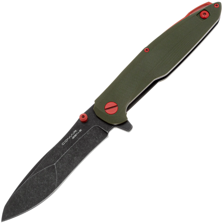Складной нож Convair Gen.2 Blackwash D2 Olive G10 Mandalorian Mr.Blade