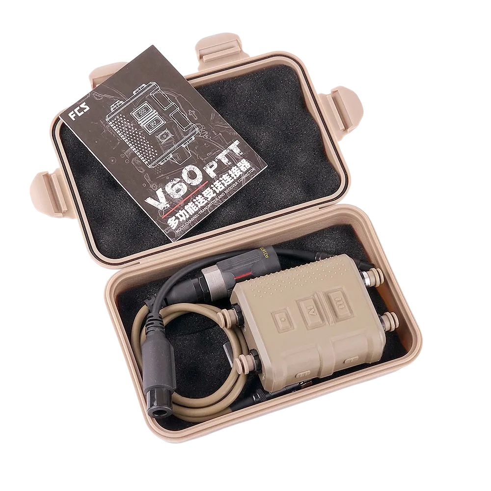 Кнопка FCS PTT тип AMP V60 FCS-012 FMA