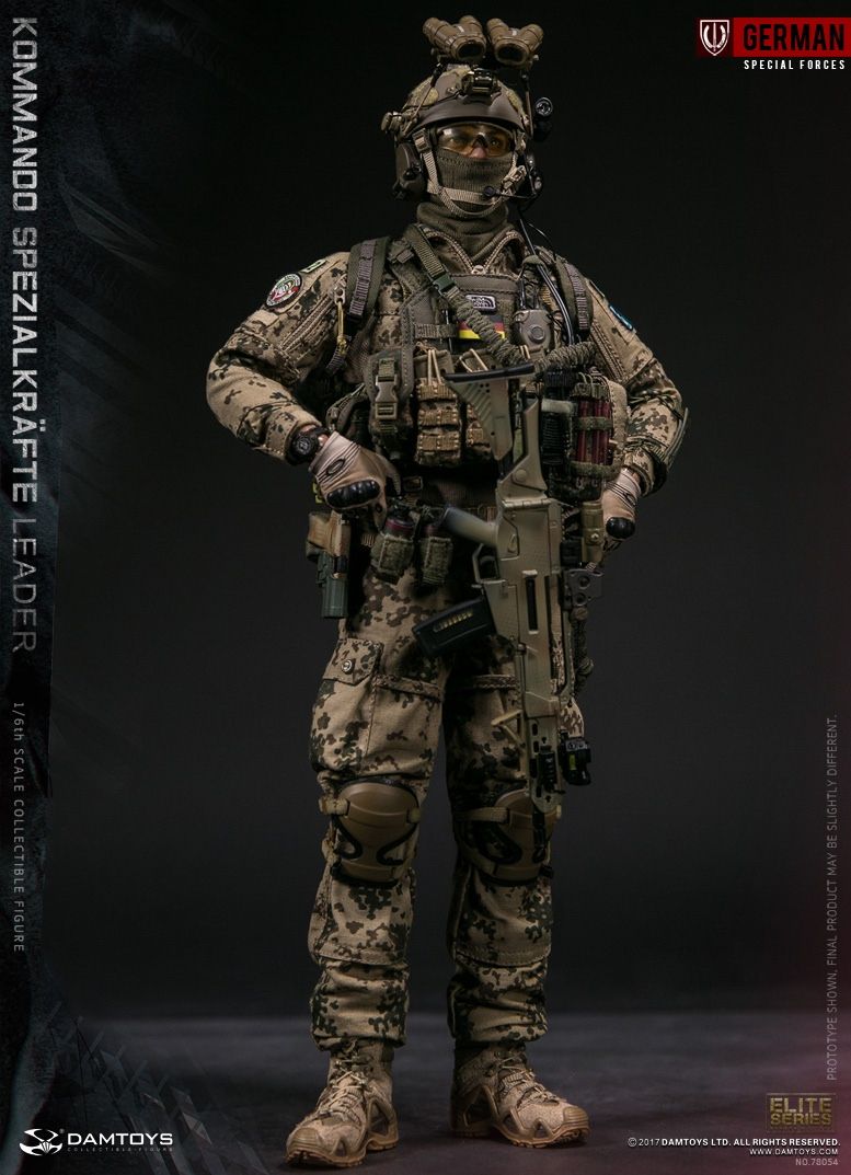 Коллекционная фигурка - 1/6 78054 - KSK (KOMMANDO SPEZIALKRÄFTE) - LEADER Action Figure DAMTOYS