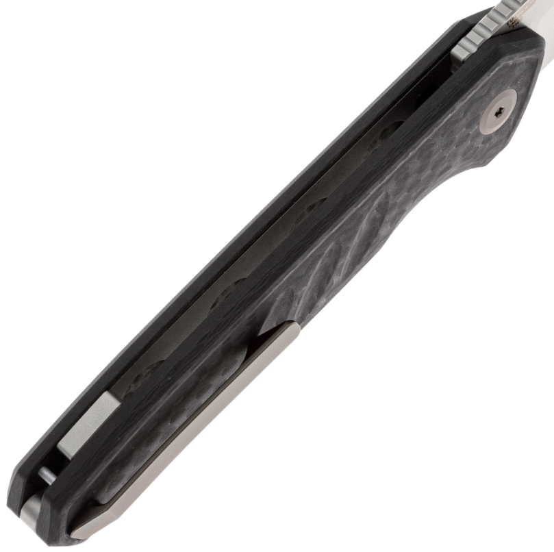 Складной нож Hrebet сталь T10S, рукоять G10/Carbon Fiber TuoTown