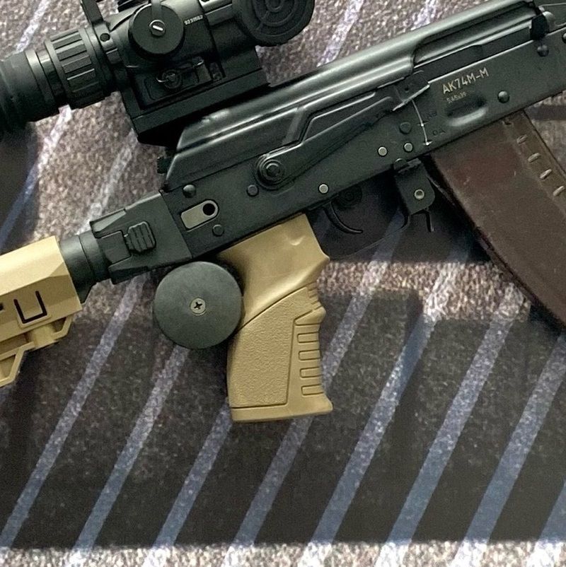 Пистолетная рукоятка для AК, прорезиненная KEY-103 K.Arma