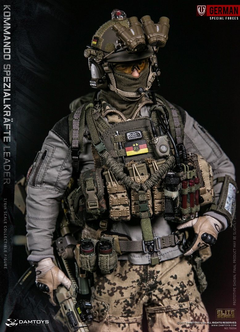 Коллекционная фигурка - 1/6 78054 - KSK (KOMMANDO SPEZIALKRÄFTE) - LEADER Action Figure DAMTOYS
