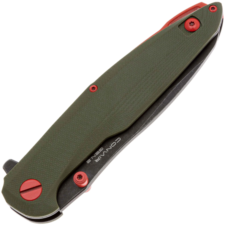 Складной нож Convair Gen.2 Blackwash D2 Olive G10 Mandalorian Mr.Blade