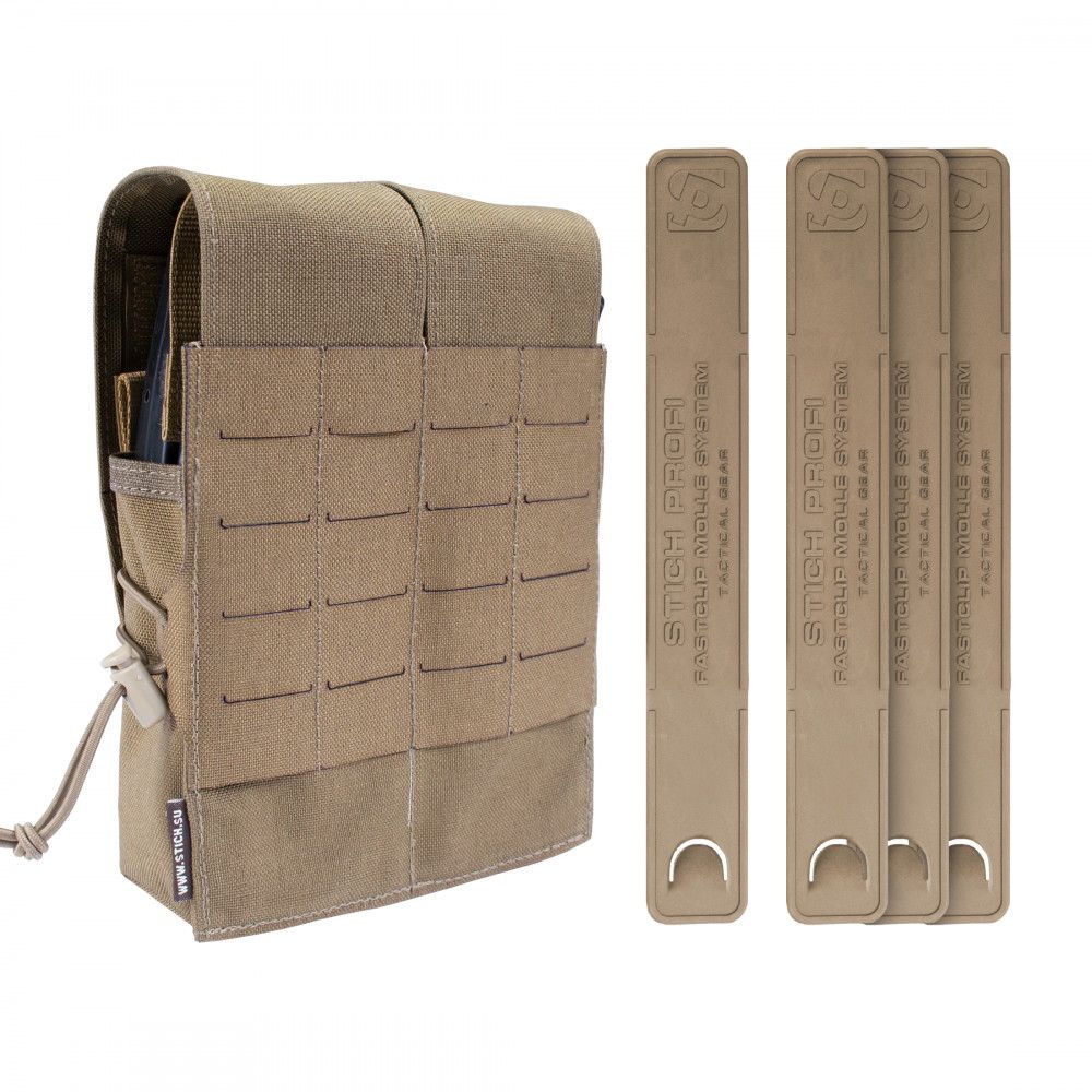 Подсумок на 4 магазина АК 5,45 мм и 7,62 мм вер.3 (FASTCLIP) (molle) Stich Profi
