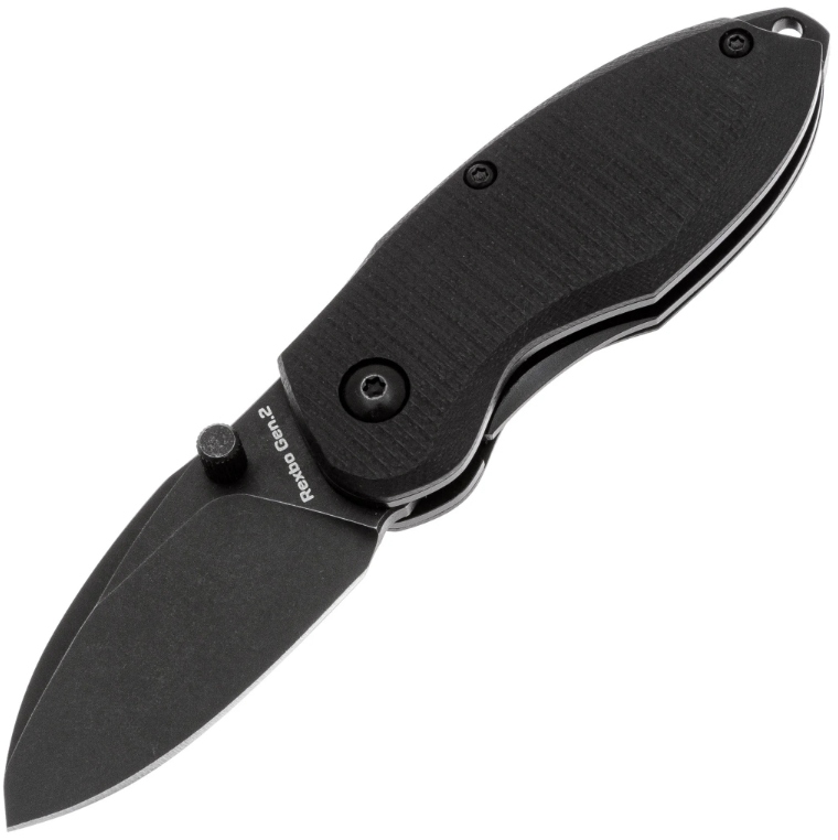 Складной нож Rexbo Gen.2 Blackwash D2 Black G10 Mr.Blade