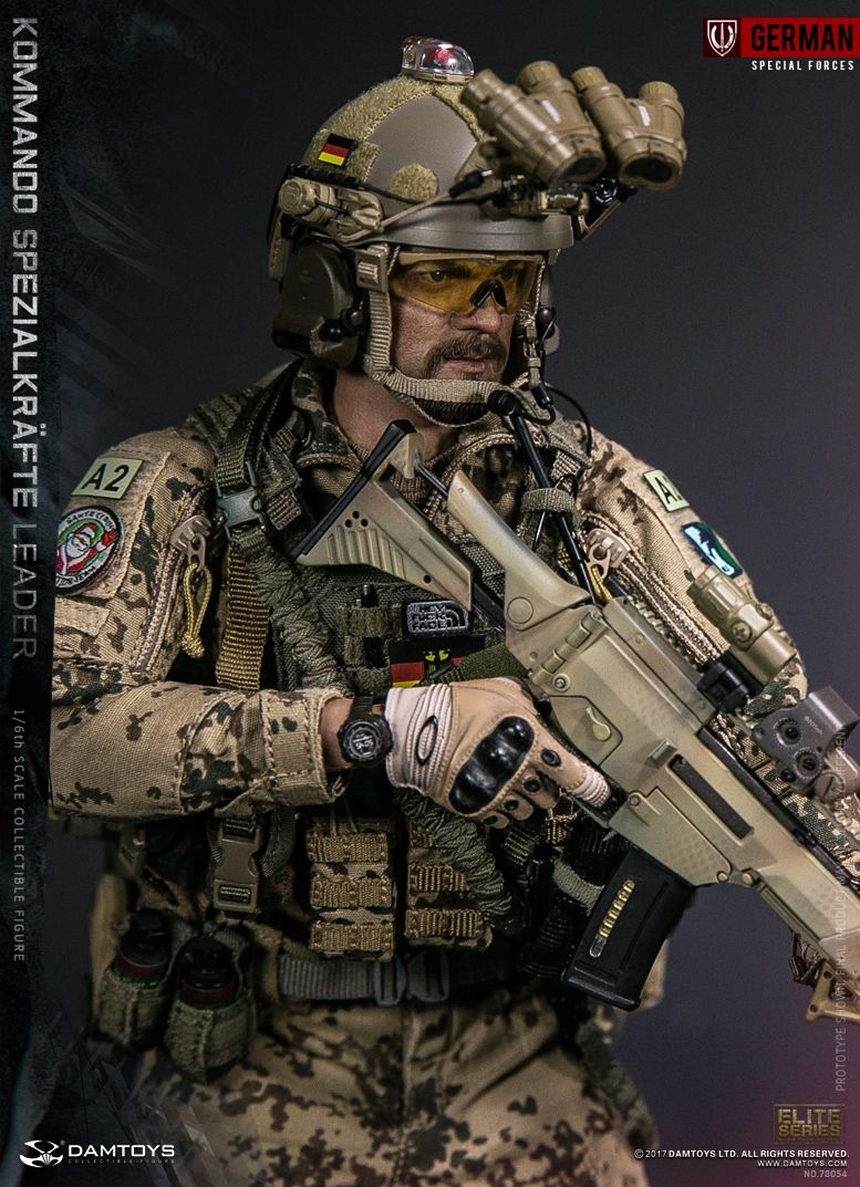 Коллекционная фигурка - 1/6 78054 - KSK (KOMMANDO SPEZIALKRÄFTE) - LEADER Action Figure DAMTOYS