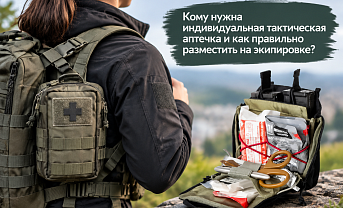 Кому нужна индивидуальная тактическая аптечка и как правильно разместить на экипировке?